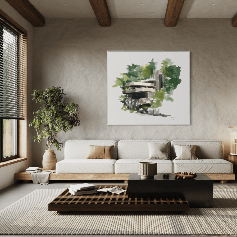 Falling Water - Giclee Print