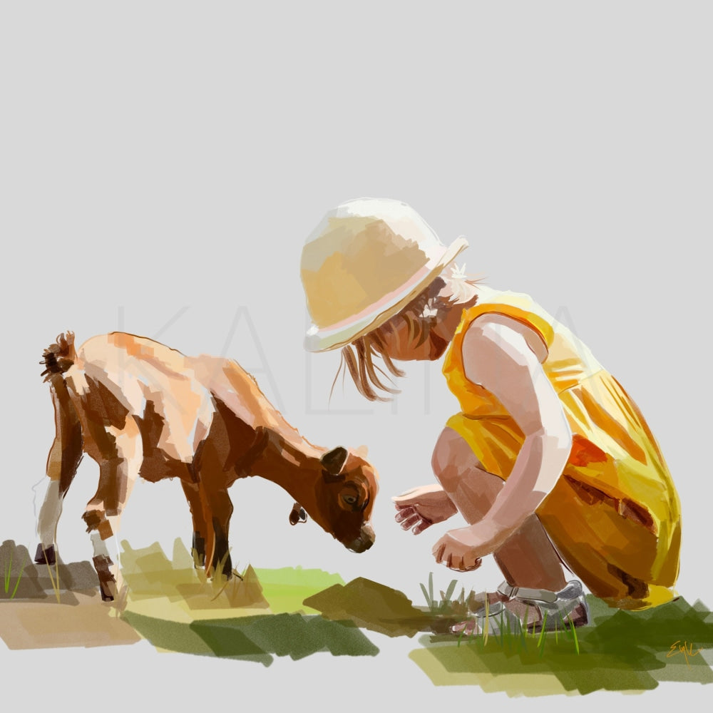 Daisy and the Calf