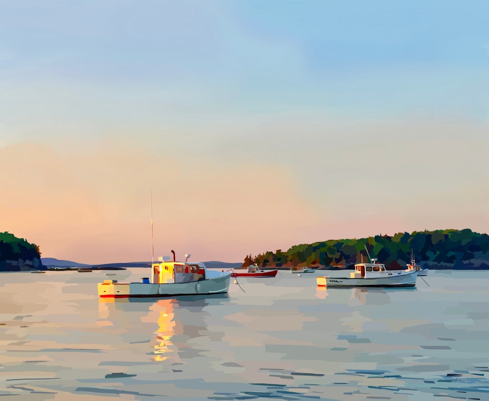 Harmony – Sunset Harbor Fine Art Print