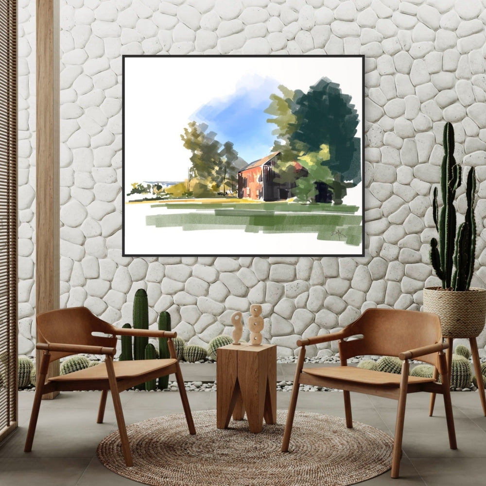 The Barn - Giclee Print