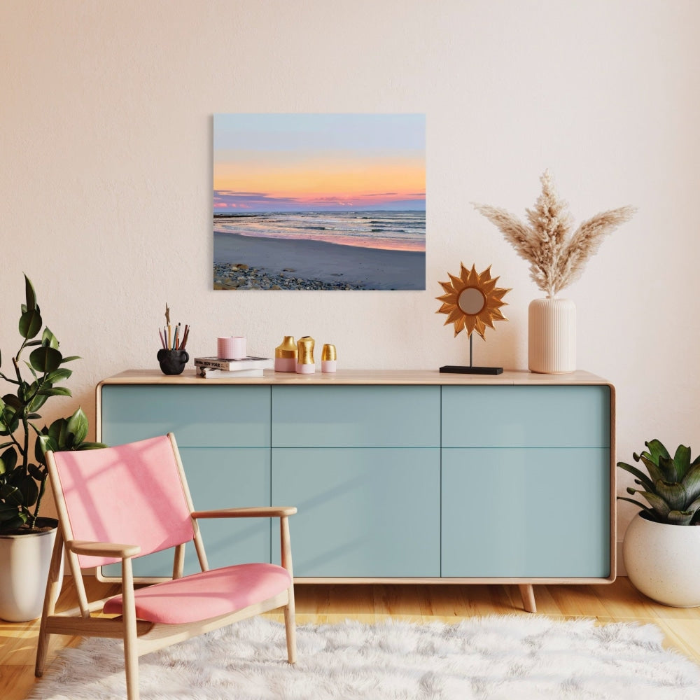 Rye III – Golden Hour Coastal Canvas Print