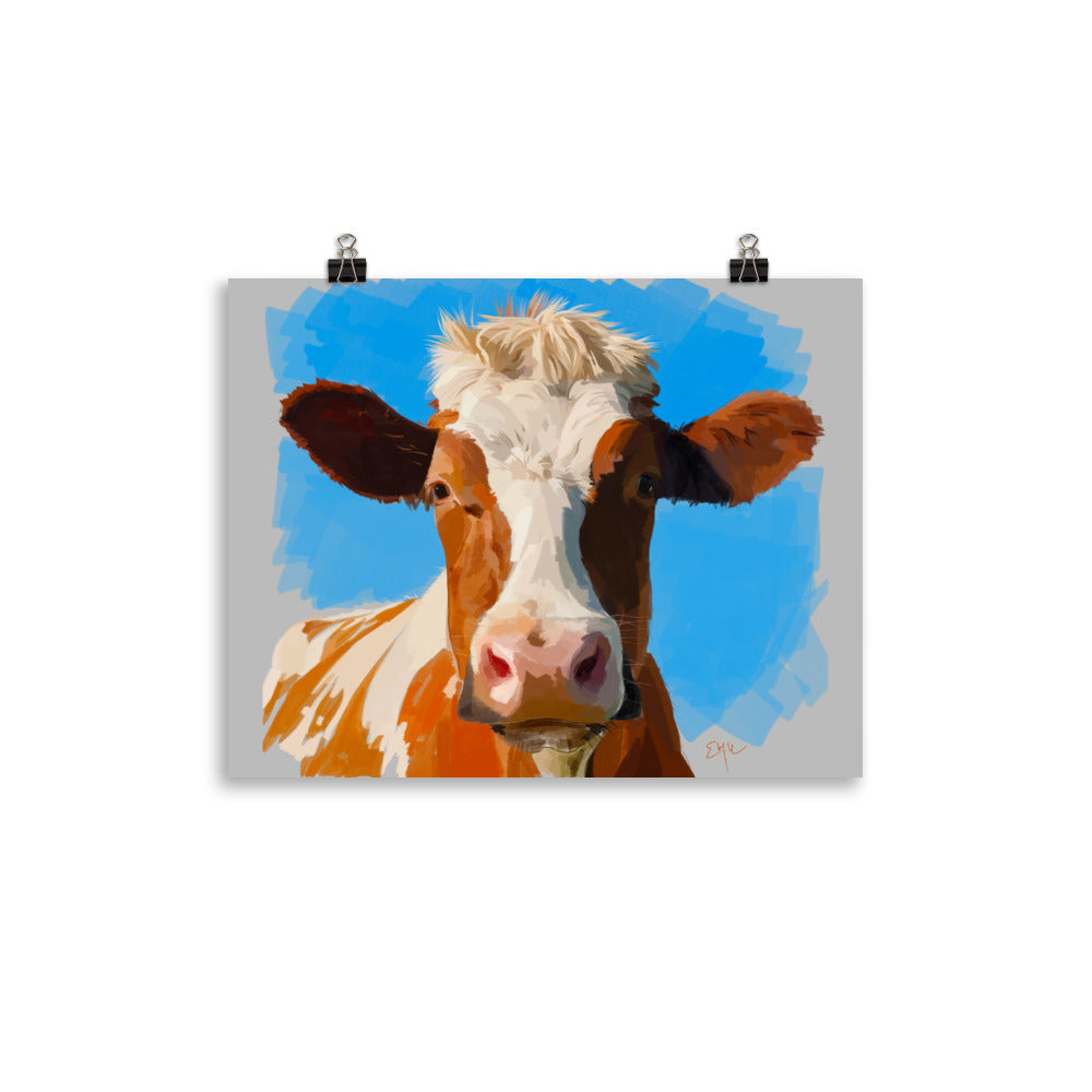 Arnold the Cow - Fine Art Print