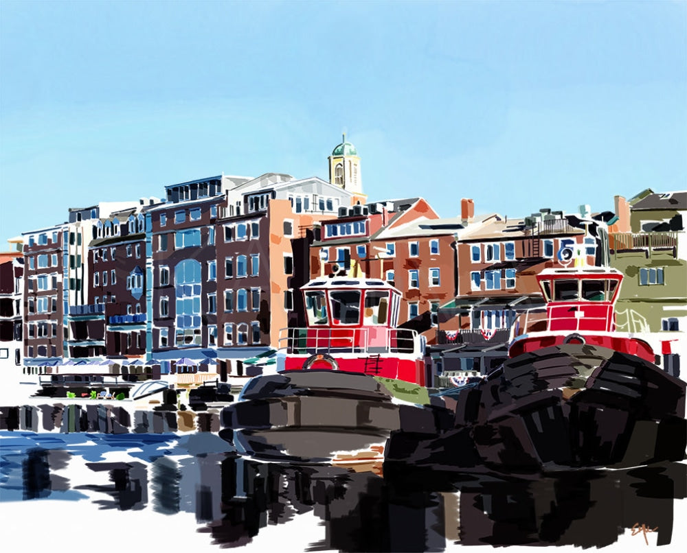 Tugs II - Giclee Print