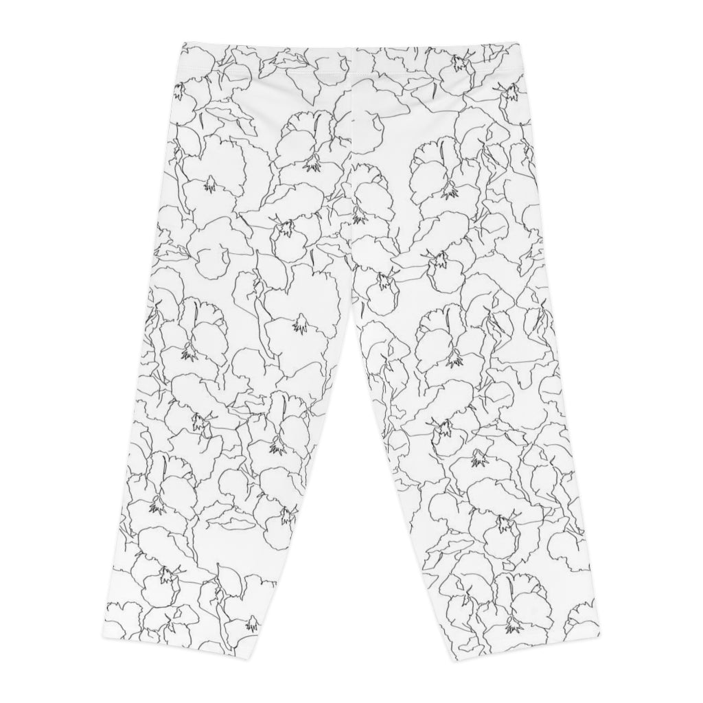 Linear Capri Leggings