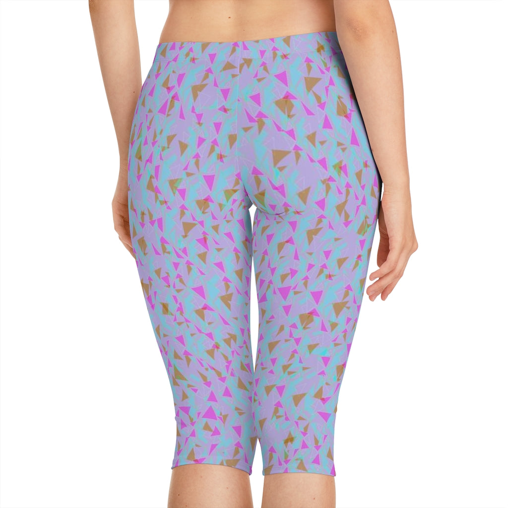 Lilac-G Capri Leggings