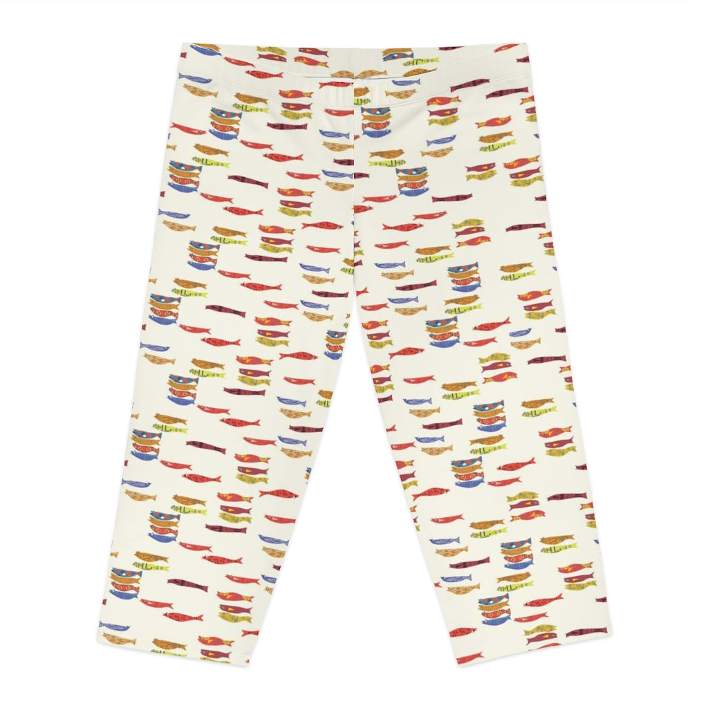 Fishy W Capri Leggings