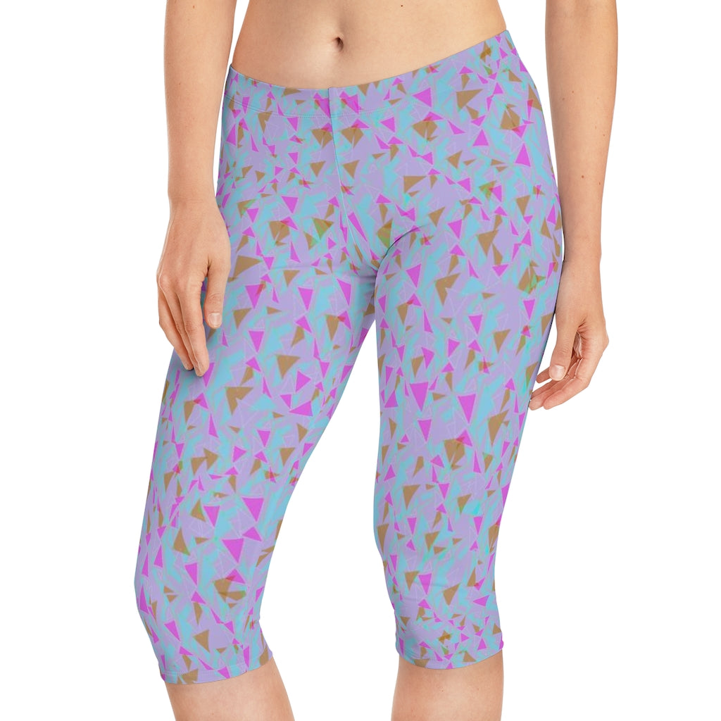Lilac-G Capri Leggings