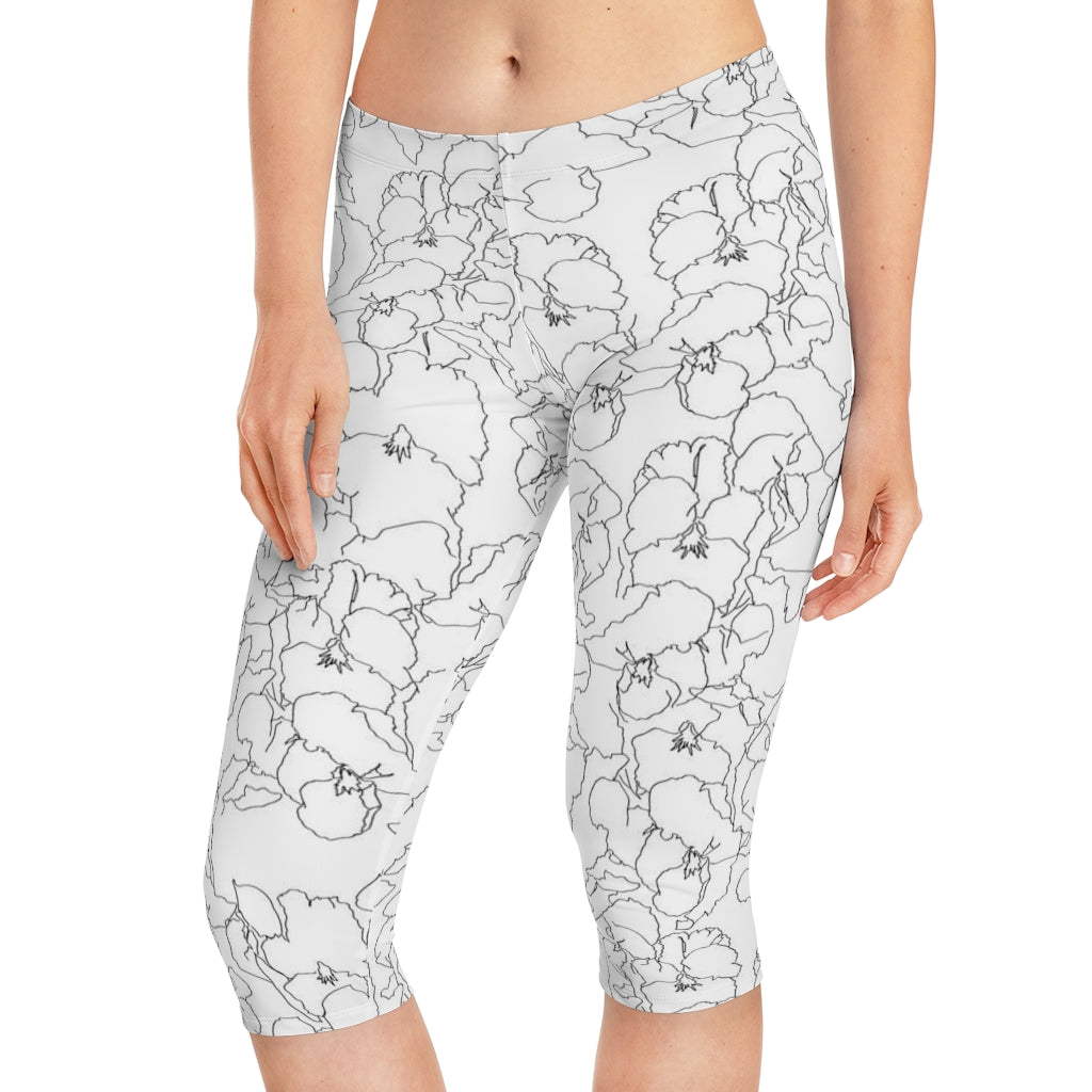 Linear Capri Leggings