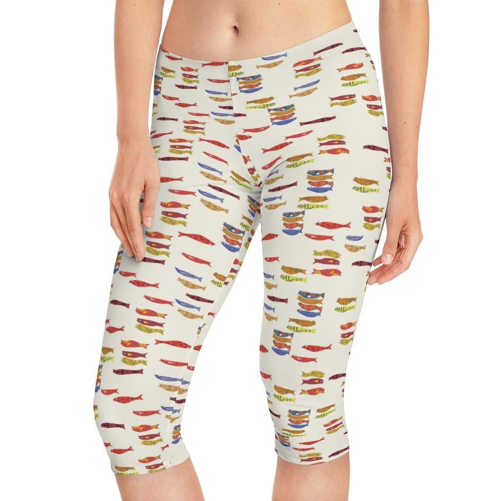 Fishy W Capri Leggings