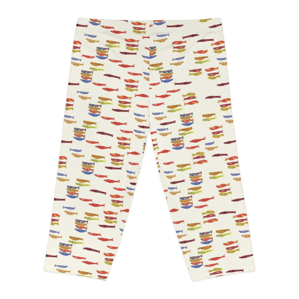 Fishy W Capri Leggings