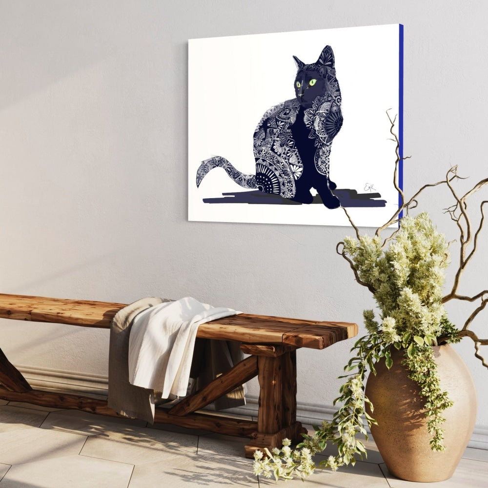 Zentangle Asher III - Canvas Print