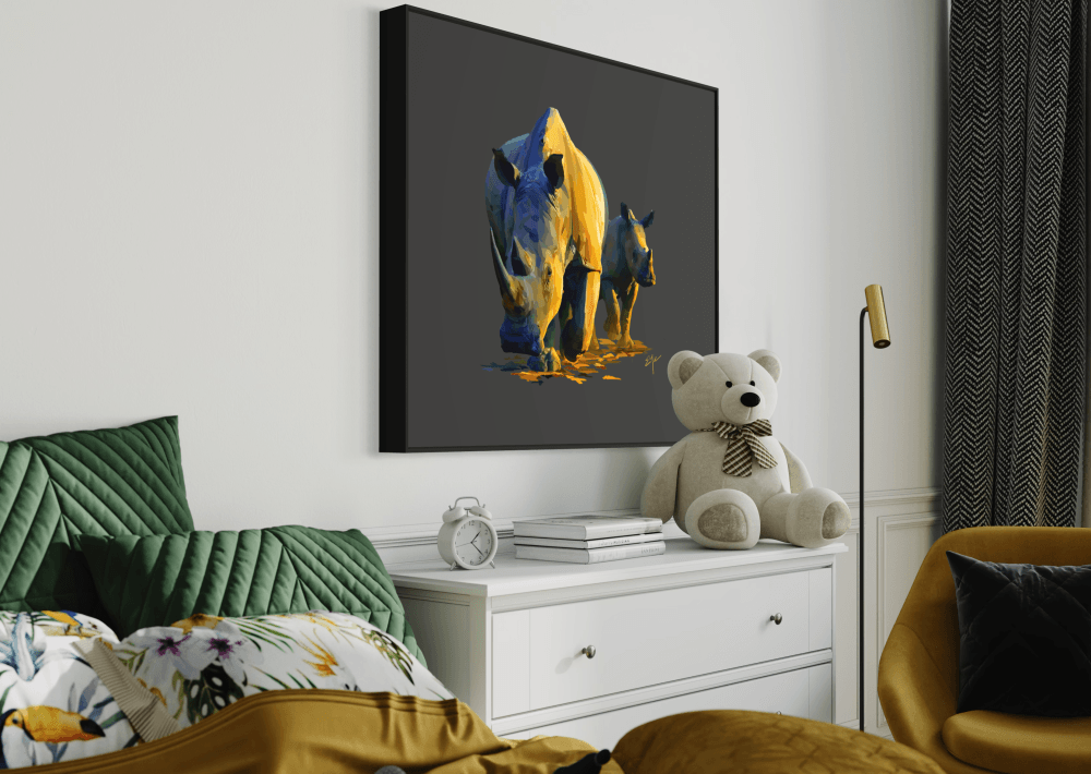 Rhino III - Canvas Print