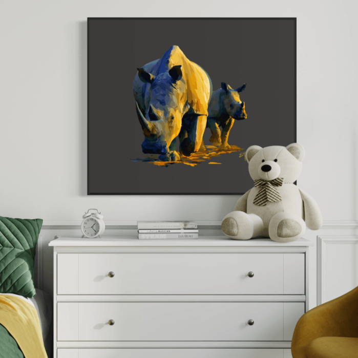 Rhino III - Canvas Print