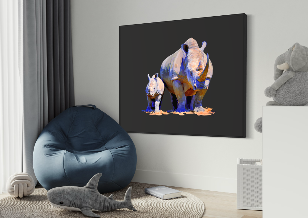 Rhino II – Fine Art Print of a Majestic Rhinoceros