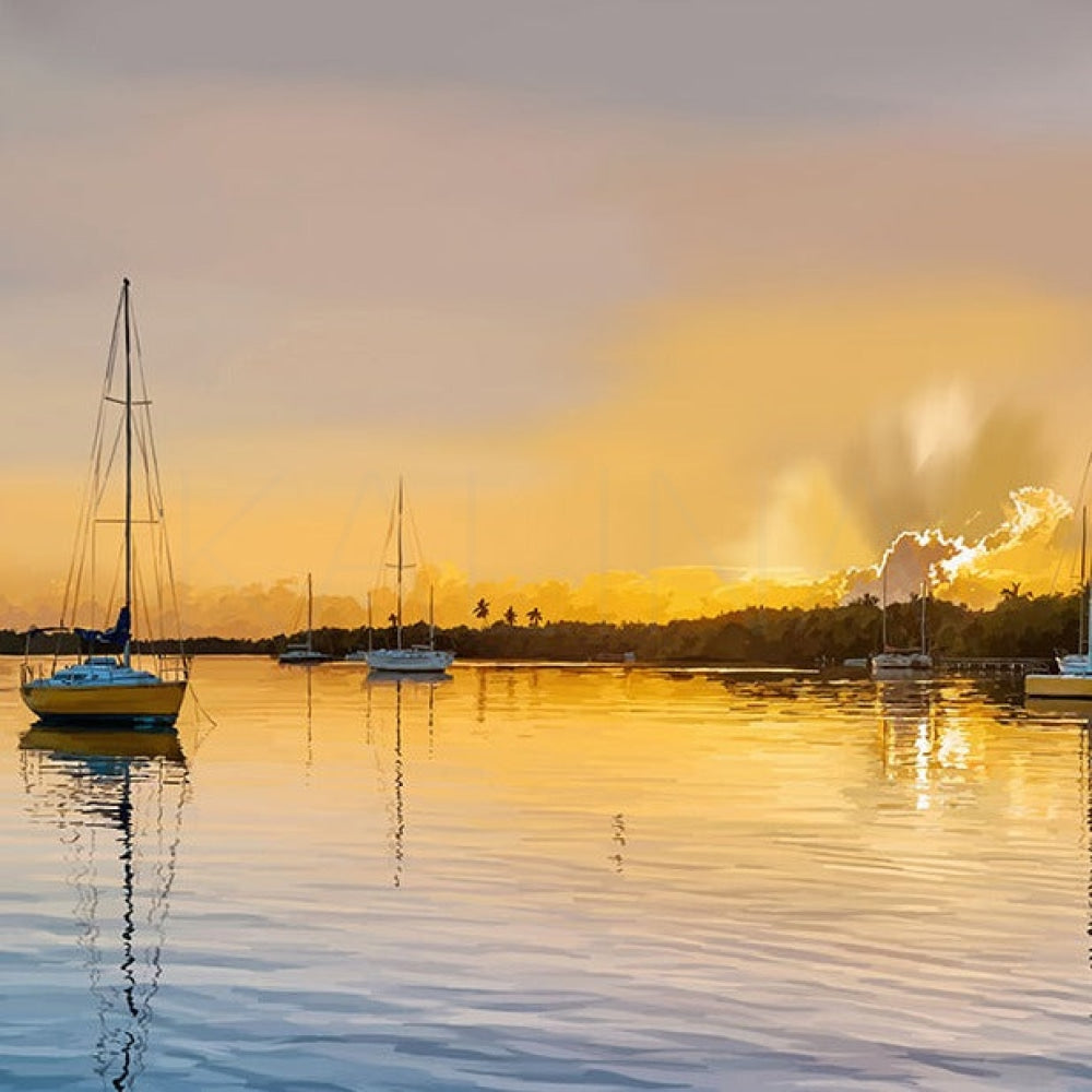 Sunset in Yellow