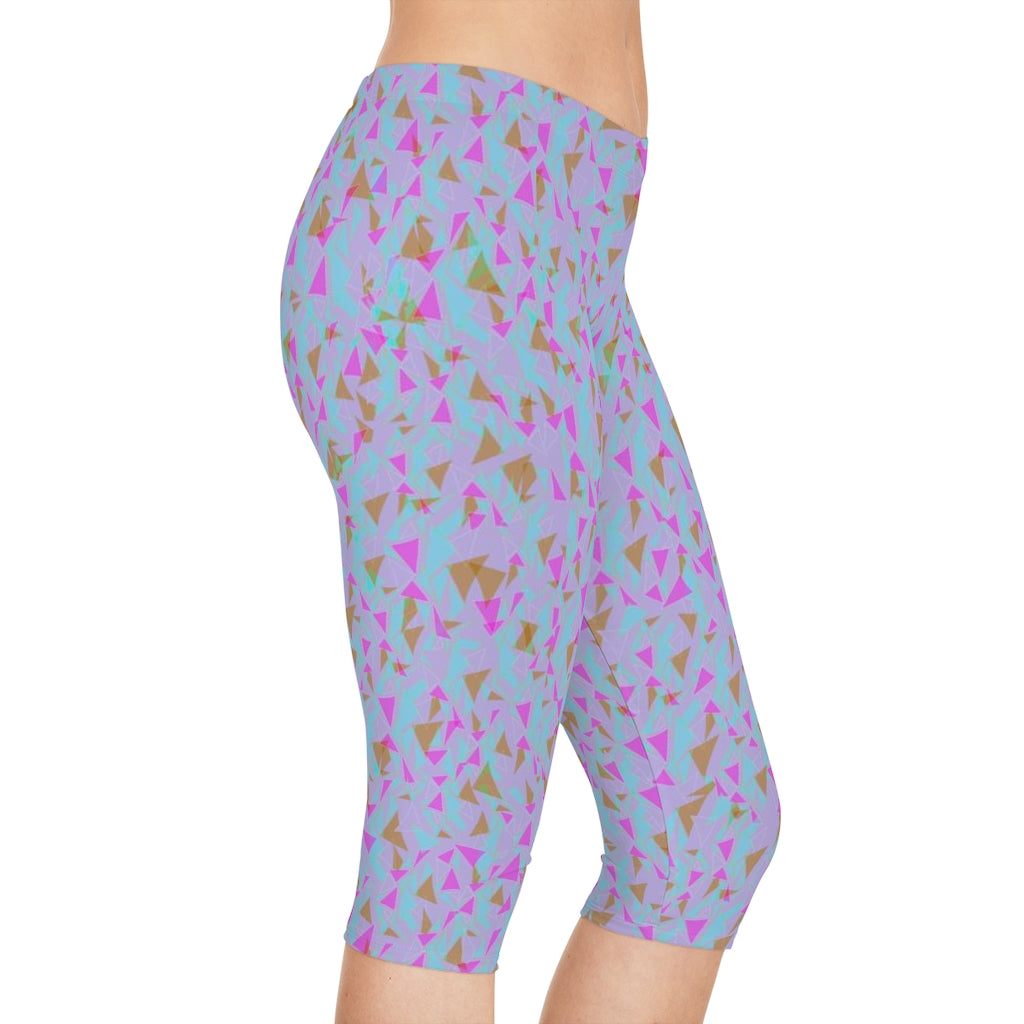 Lilac-G Capri Leggings