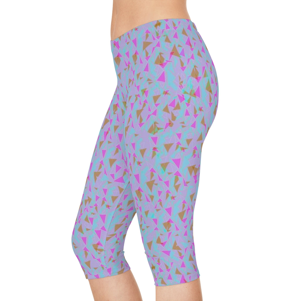 Lilac-G Capri Leggings