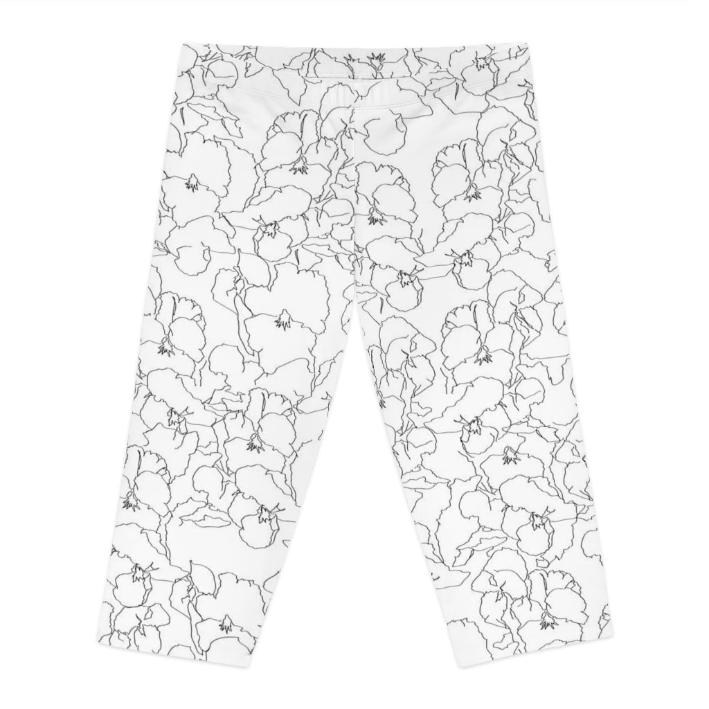 Linear Capri Leggings