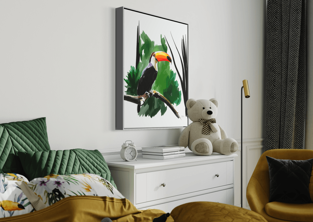 Bartholomew The Toucan Canvas
