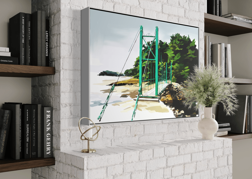 Wiggly Bridge Canvas