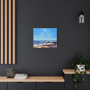 Seaside Coastal Beach Canvas Print — Matte Stretched Wall Art