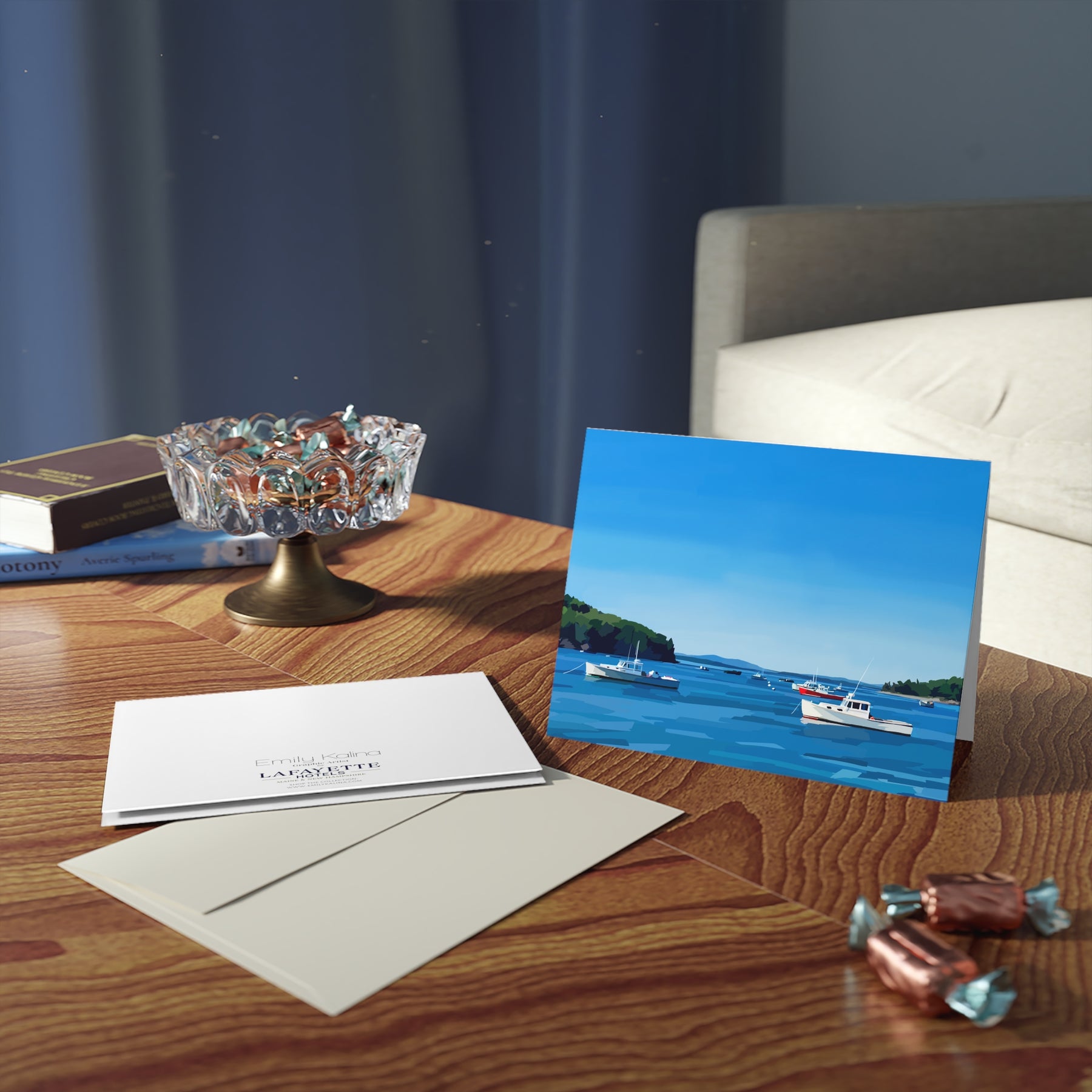 Tranquility Greeting Cards — Pack of 8 scenic notecard set