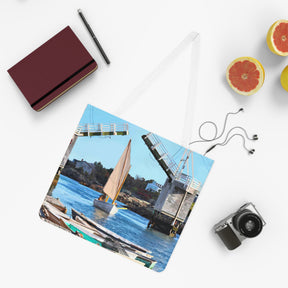 Perkins Cove Tote Bag — Ogunquit Maine Art by Emily Kalina