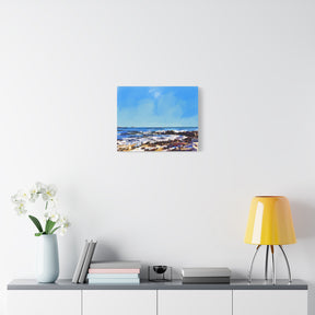 Seaside Coastal Beach Canvas Print — Matte Stretched Wall Art