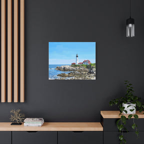 Cape Elizabeth Lighthouse – Portland Maine Canvas Print