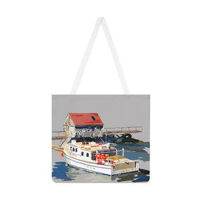 The Lobster Shack I Tote Bag — Maine Coast Art by Emily Kalina