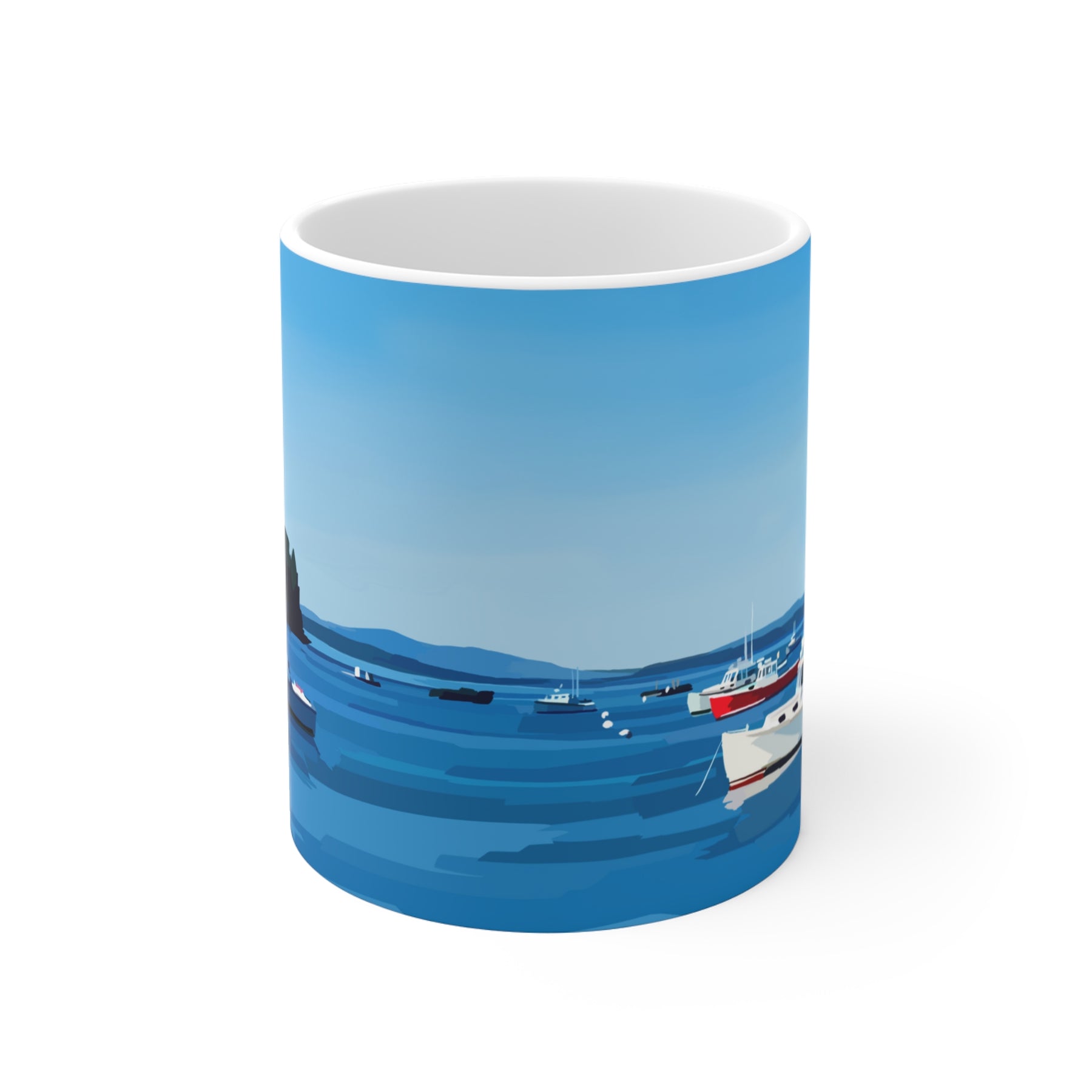Tranquility Mug — Maine Coastal Art by Emily Kalina