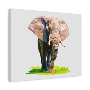 Elephant Canvas Print — Matte Stretched Wall Art