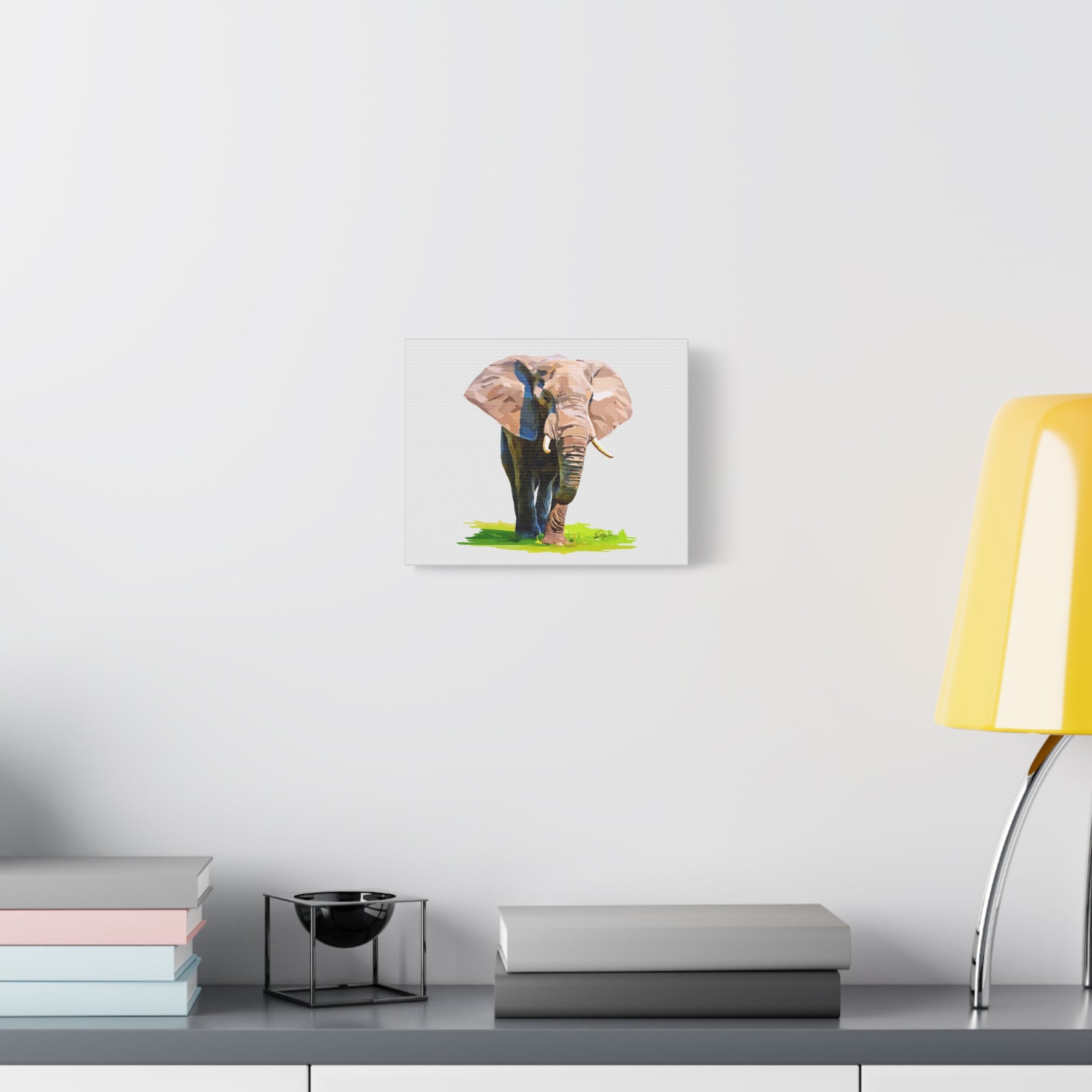 Elephant Canvas Print — Matte Stretched Wall Art