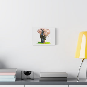 Elephant Canvas Print — Matte Stretched Wall Art