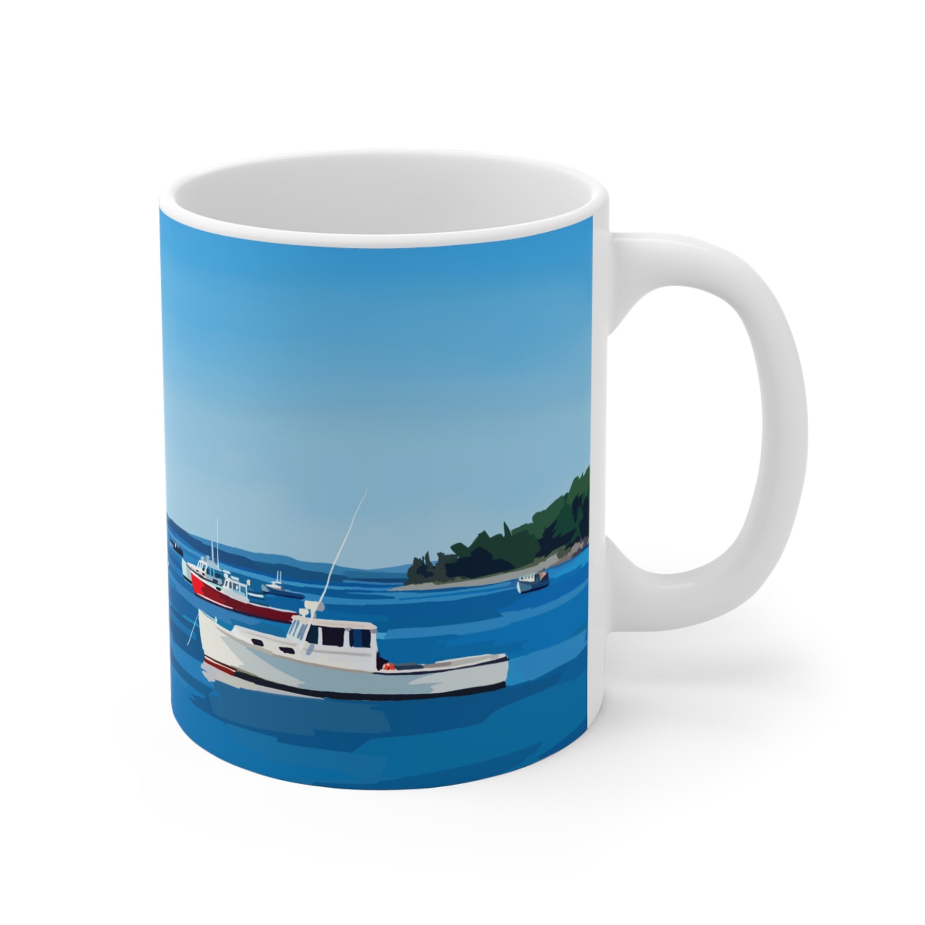 Tranquility Mug — Maine Coastal Art by Emily Kalina