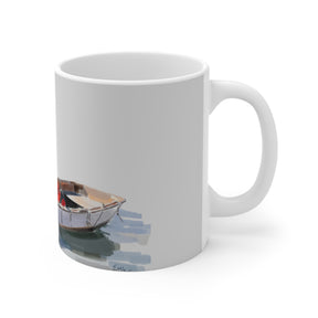 The Lobsterman I Mug — Ogunquit Maine Art by Emily Kalina