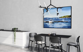 Bar Harbor Boats Canvas Print — Maine Harbor Seascape Wall Art