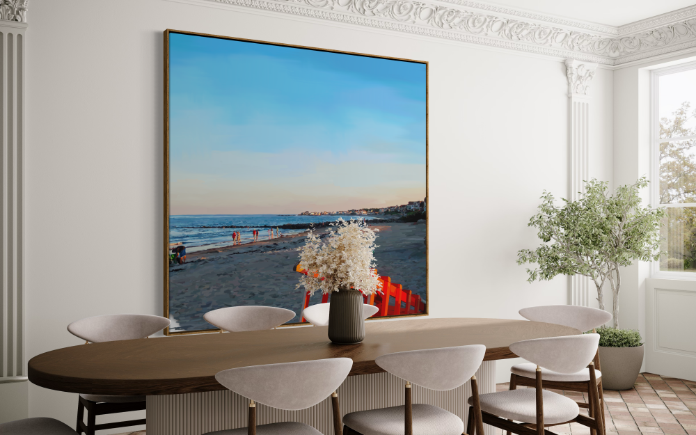 Wallis Sands Beach I — Canvas Wall Print