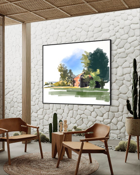 The Barn  - Canvas Wall Print