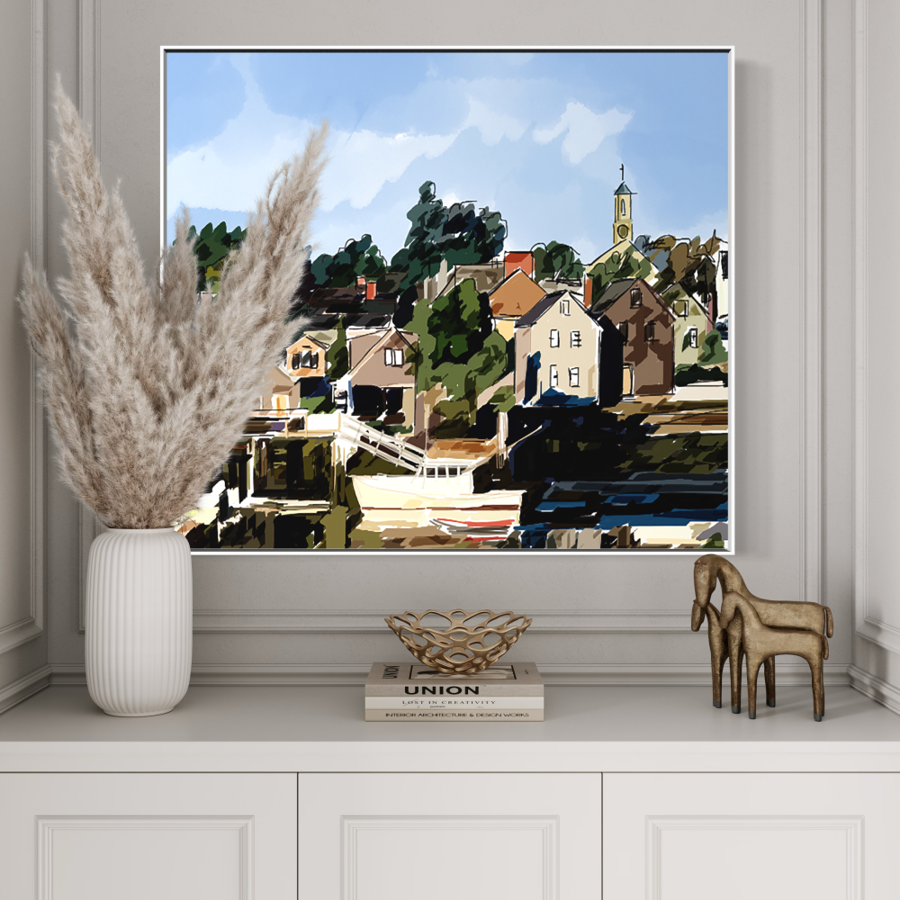 Portsmouth, NH – Historic District Canvas Print | Emily Kalina
