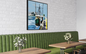 Fishing Boat in the Marina – Canvas Print | Emily Kalina