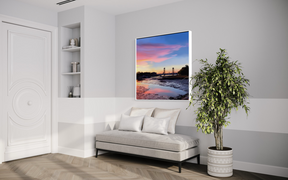 After the Show — Memorial Bridge Canvas Print | Portsmouth NH Wall Art