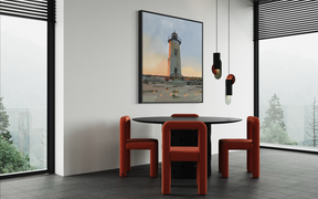Edgartown Lighthouse at Golden Hour — Martha’s Vineyard Canvas Art