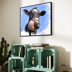 Gerald the Cow - Canvas Matte Stretched Wall Art