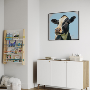 Tommy the Cow - Canvas Matte Stretched Wall Art