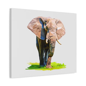 Elephant Canvas Print — Matte Stretched Wall Art