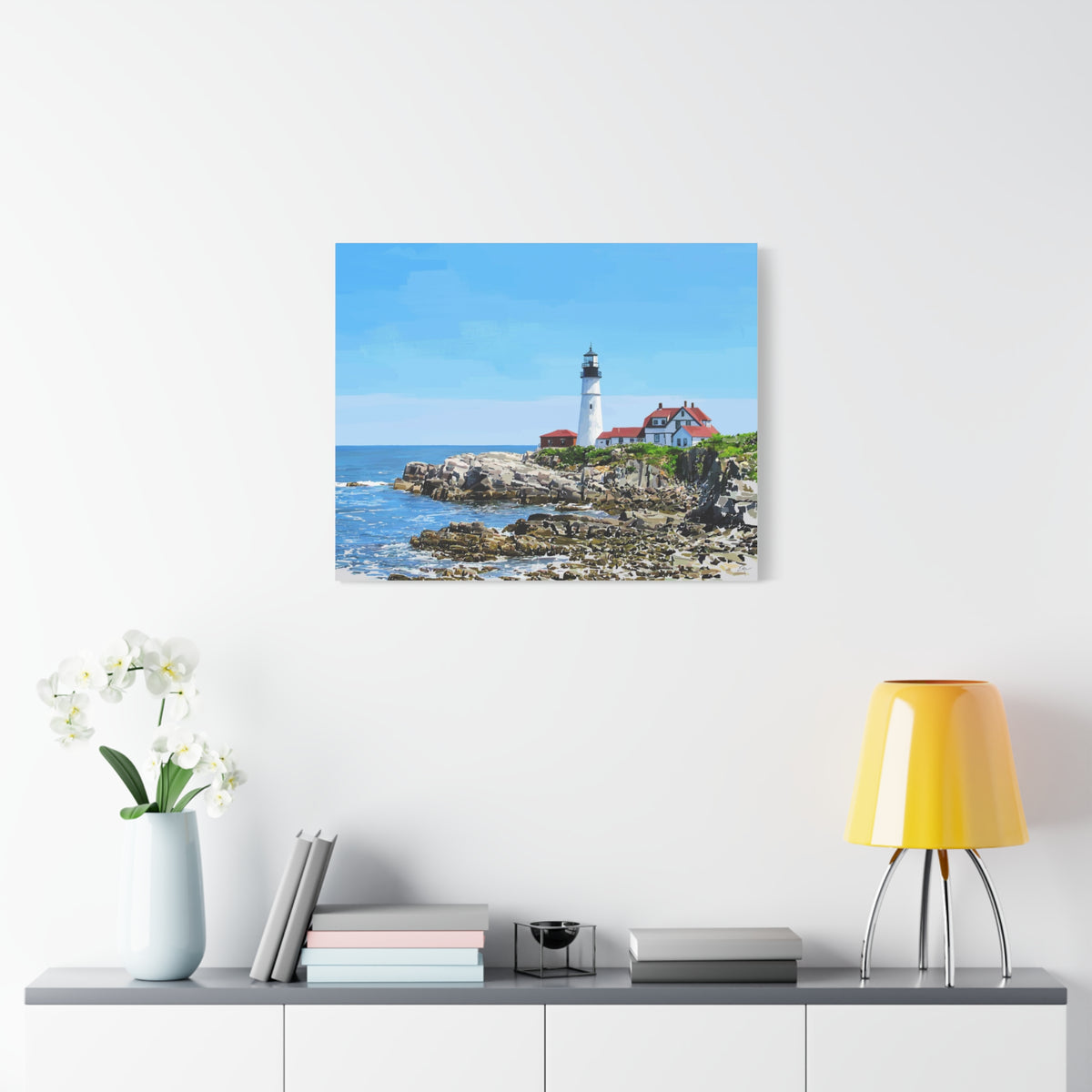 Cape Elizabeth Lighthouse – Portland Maine Canvas Print