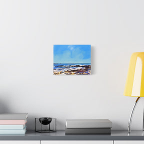 Seaside Coastal Beach Canvas Print — Matte Stretched Wall Art