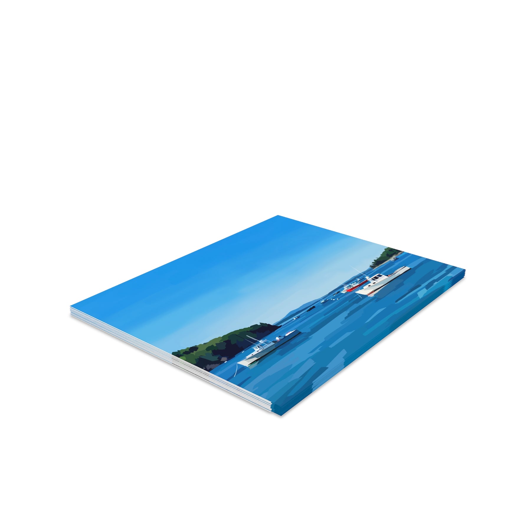 Tranquility Greeting Cards — Pack of 8 scenic notecard set