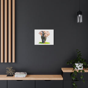Elephant Canvas Print — Matte Stretched Wall Art